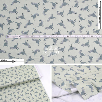 cotton - Dinosaurs T - REX fabric - FO:REST Fabric 布恩堂Liberty fabrictana lawnjapanese fabricykk zipper