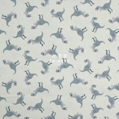 cotton - Dinosaurs T - REX fabric - FO:REST Fabric 布恩堂Liberty fabrictana lawnjapanese fabricykk zipper