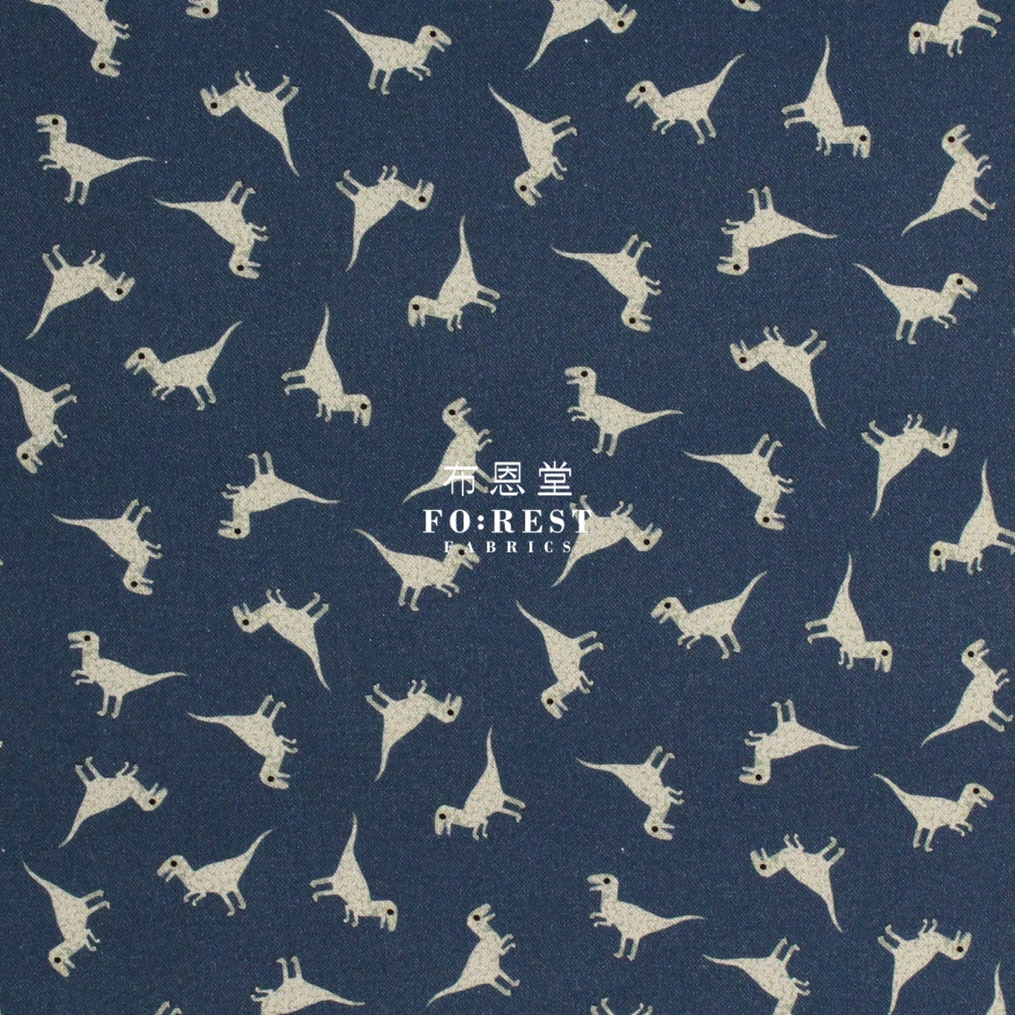 cotton - Dinosaurs Velociraptor fabric - FO:REST Fabric 布恩堂Liberty fabrictana lawnjapanese fabricykk zipper