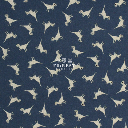 cotton - Dinosaurs Velociraptor fabric - FO:REST Fabric 布恩堂Liberty fabrictana lawnjapanese fabricykk zipper