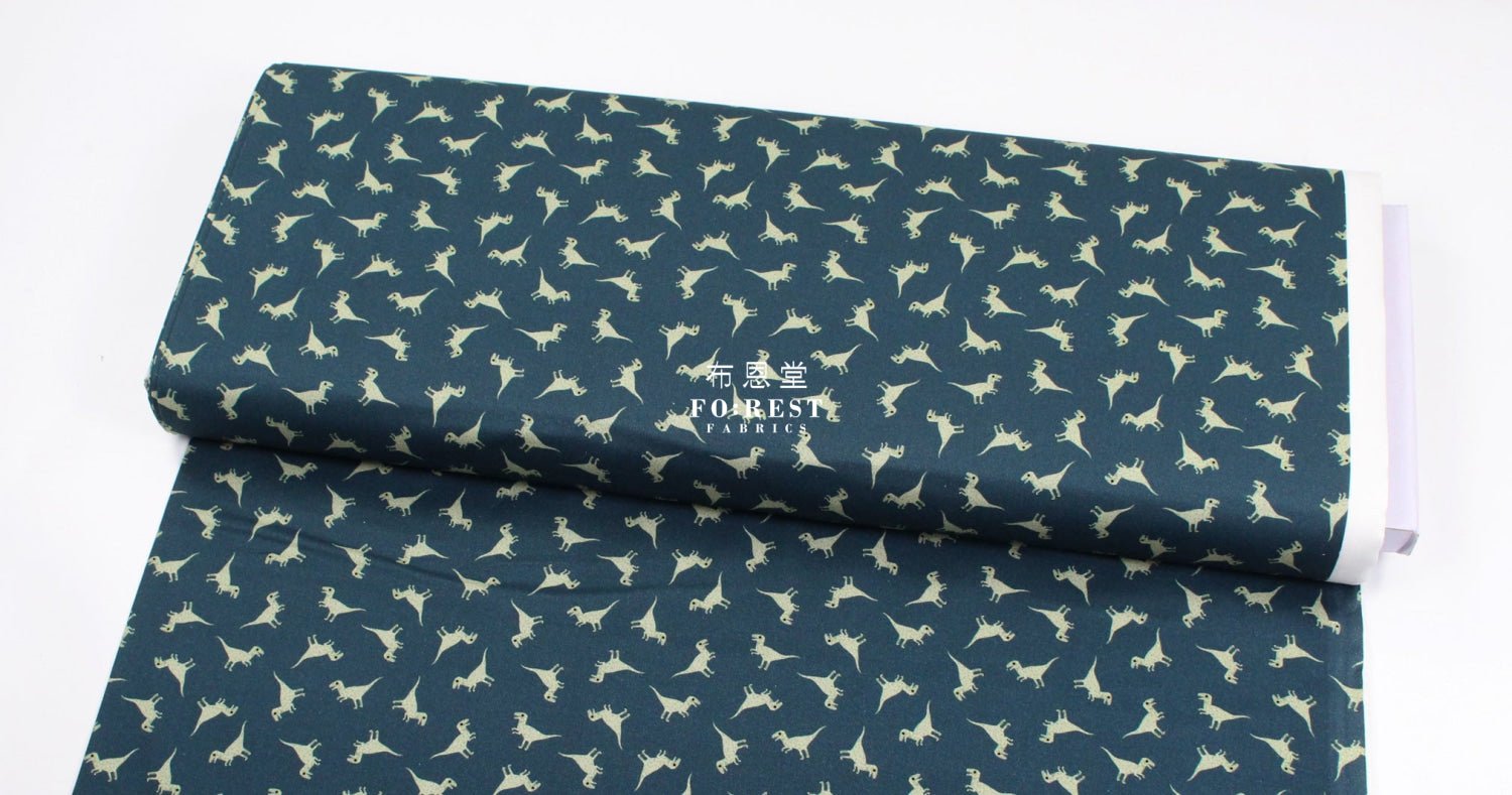 cotton - Dinosaurs Velociraptor fabric - FO:REST Fabric 布恩堂Liberty fabrictana lawnjapanese fabricykk zipper