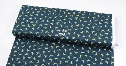 cotton - Dinosaurs Velociraptor fabric - FO:REST Fabric 布恩堂Liberty fabrictana lawnjapanese fabricykk zipper