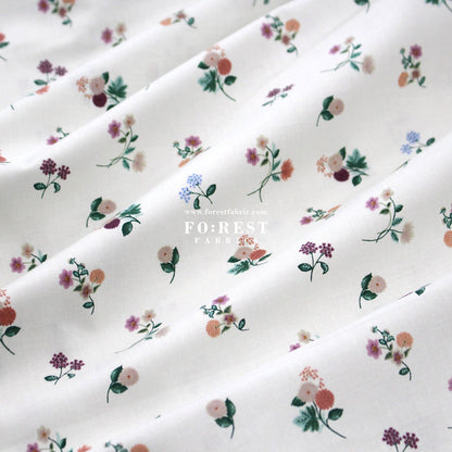 cotton - Ditsy Dahlia fabric - FO:REST Fabric 布恩堂Liberty fabrictana lawnjapanese fabricykk zipper