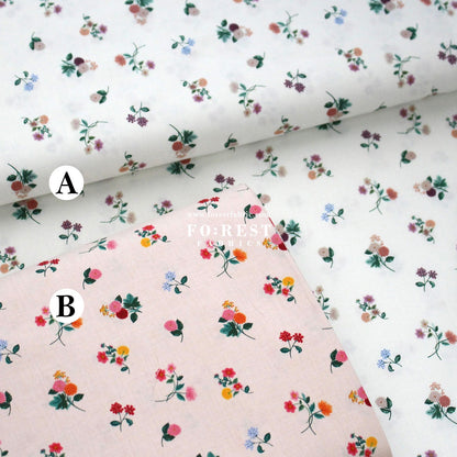 cotton - Ditsy Dahlia fabric - FO:REST Fabric 布恩堂Liberty fabrictana lawnjapanese fabricykk zipper