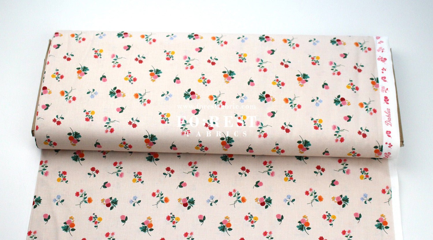 cotton - Ditsy Dahlia fabric - FO:REST Fabric 布恩堂Liberty fabrictana lawnjapanese fabricykk zipper