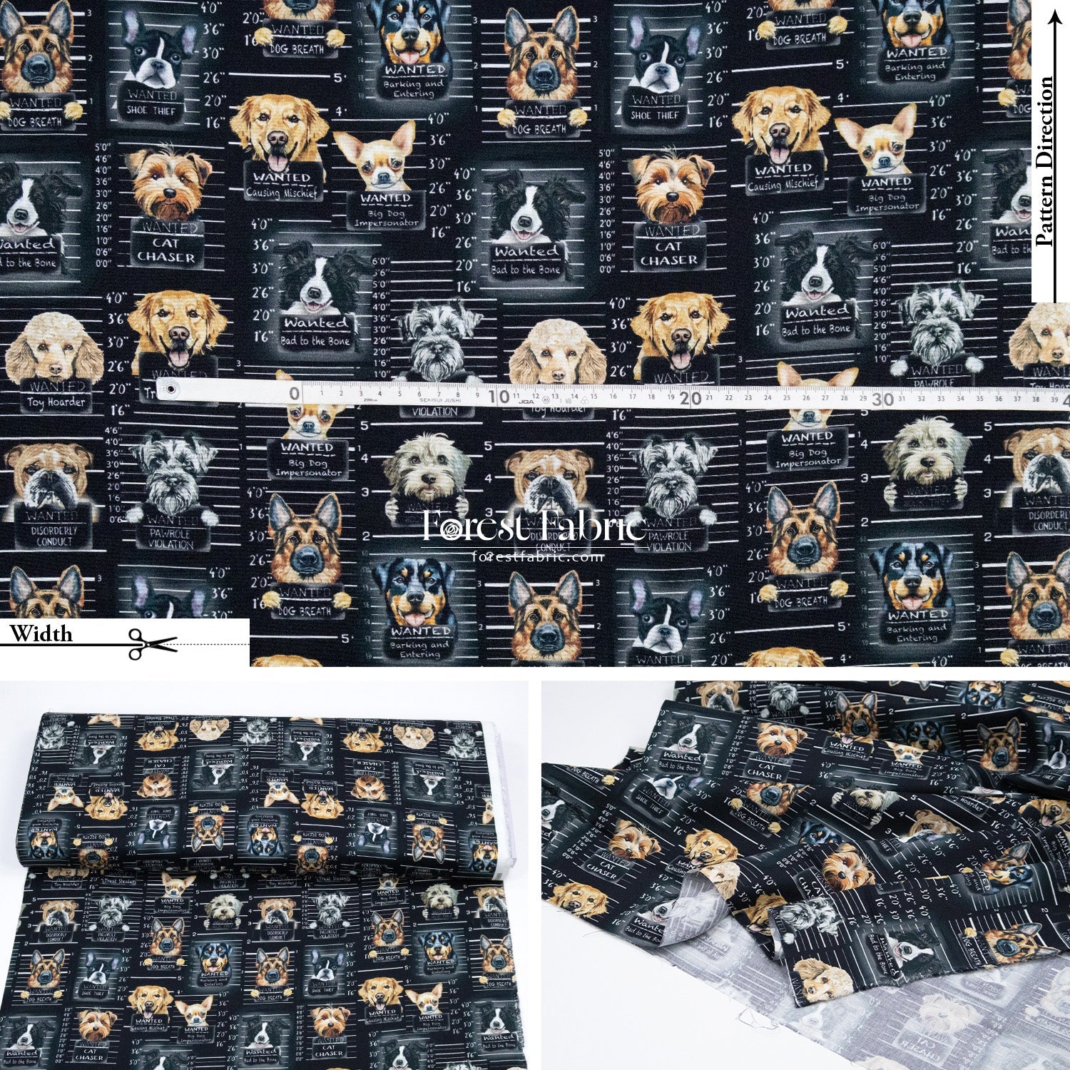 cotton - Dogs Mugshots Cats Newspaper fabric - FO:REST Fabric 布恩堂Liberty fabrictana lawnjapanese fabricykk zipper