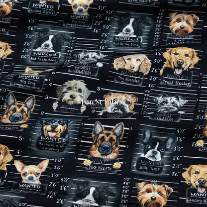 cotton - Dogs Mugshots Cats Newspaper fabric - FO:REST Fabric 布恩堂Liberty fabrictana lawnjapanese fabricykk zipper