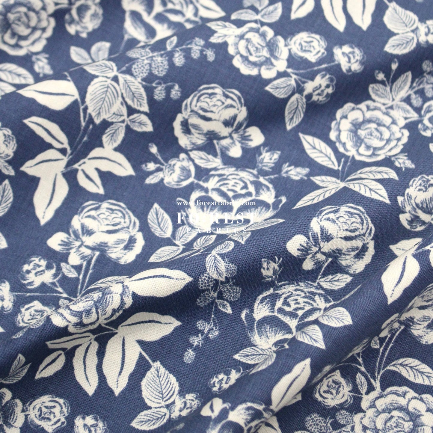 cotton - English Rose fabric - FO:REST Fabric 布恩堂Liberty fabrictana lawnjapanese fabricykk zipper