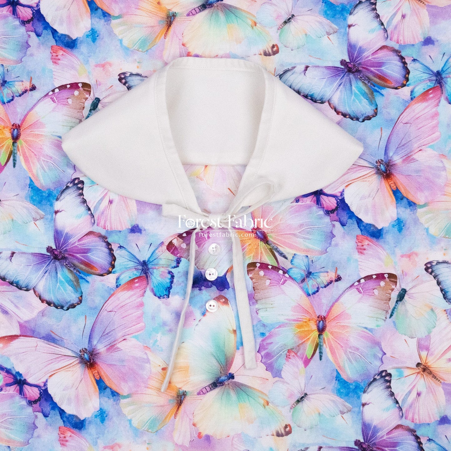 cotton - Ethereal Butterfly Dreams fabric - FO:REST Fabric 布恩堂Liberty fabrictana lawnjapanese fabricykk zipper