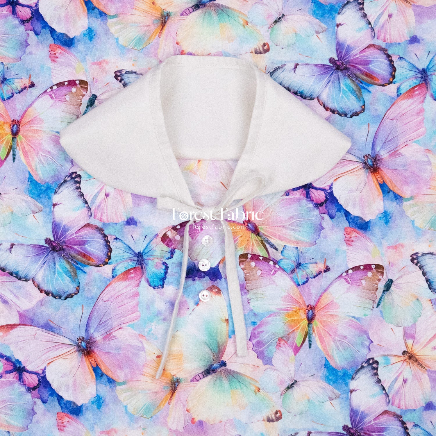 cotton - Ethereal Butterfly Dreams fabric - FO:REST Fabric 布恩堂Liberty fabrictana lawnjapanese fabricykk zipper