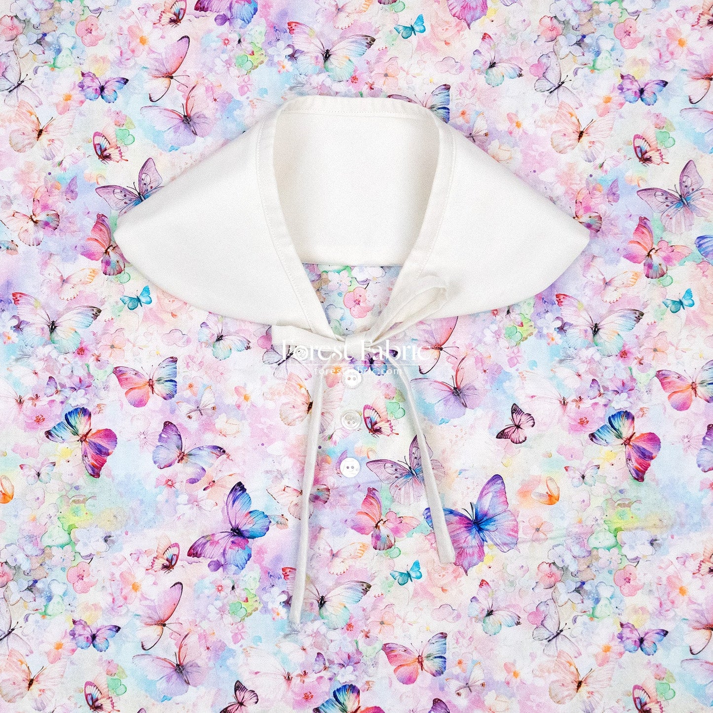 cotton - Ethereal Butterfly Dreams fabric - FO:REST Fabric 布恩堂Liberty fabrictana lawnjapanese fabricykk zipper