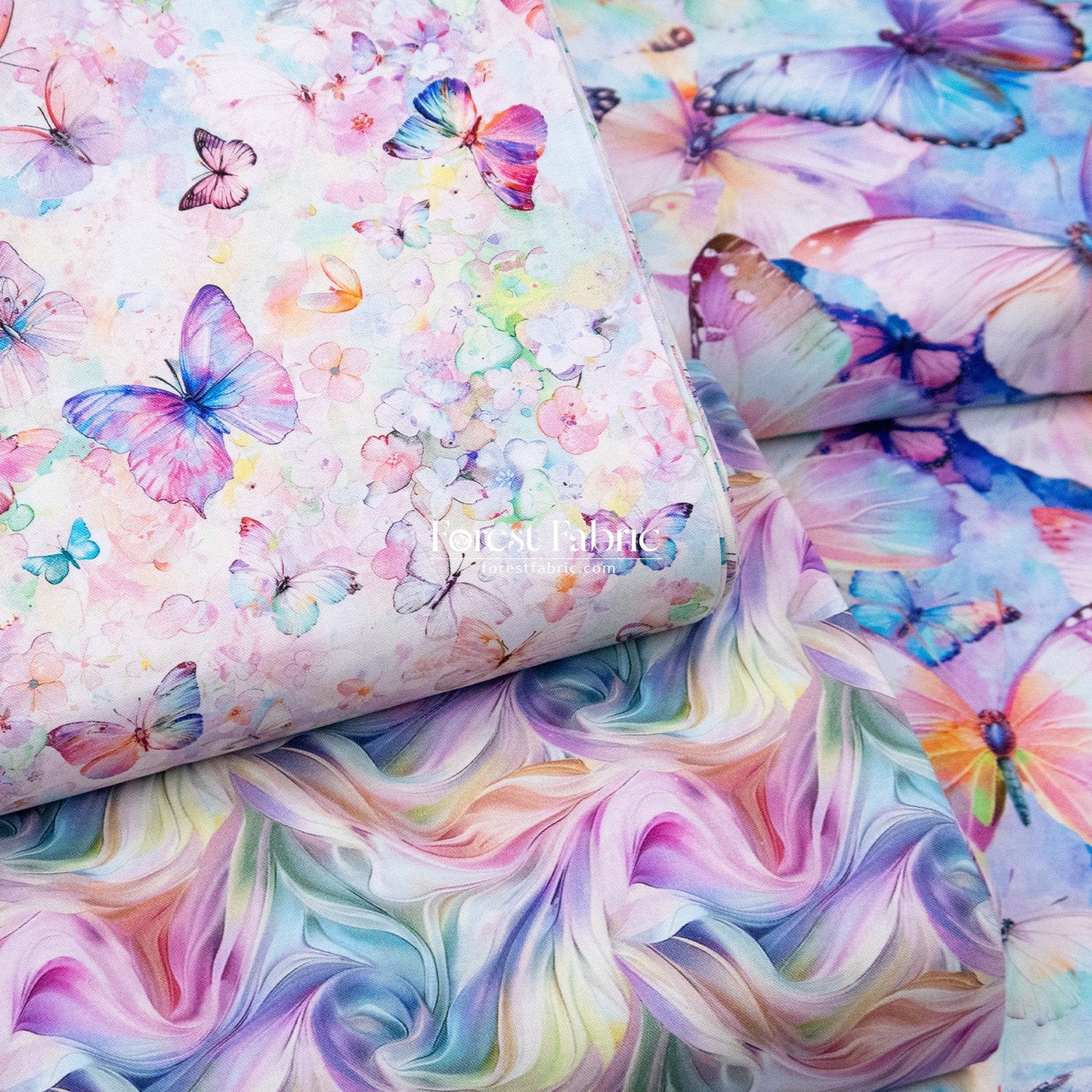 cotton - Ethereal Butterfly Dreams fabric - FO:REST Fabric 布恩堂Liberty fabrictana lawnjapanese fabricykk zipper
