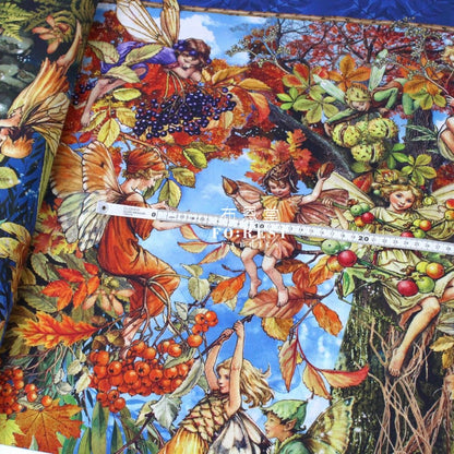 cotton - Fairy Forest PANEL fabric - FO:REST Fabric 布恩堂Liberty fabrictana lawnjapanese fabricykk zipper