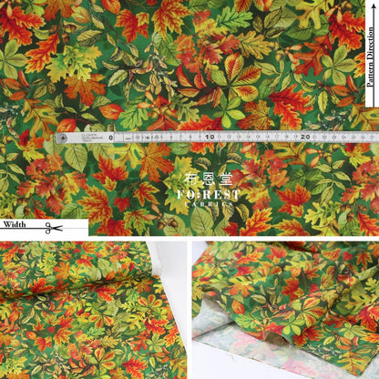 Cotton - Fairy Leaves Fabric