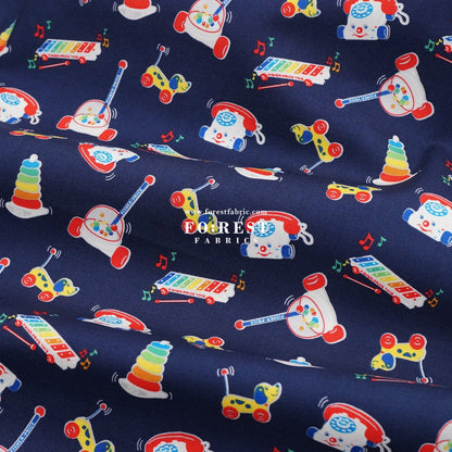 cotton - Fisher Price fabric - FO:REST Fabric 布恩堂Liberty fabrictana lawnjapanese fabricykk zipper