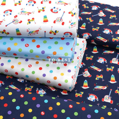 cotton - Fisher Price fabric - FO:REST Fabric 布恩堂Liberty fabrictana lawnjapanese fabricykk zipper