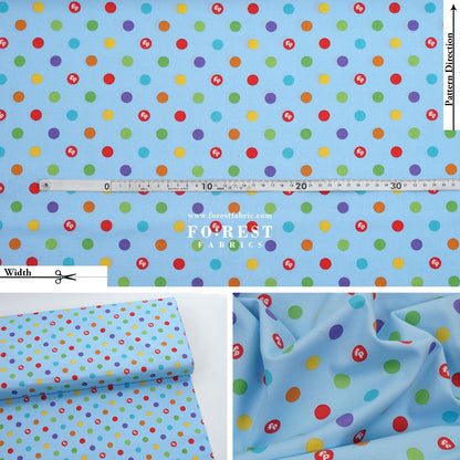 cotton - Fisher Price fabric - FO:REST Fabric 布恩堂Liberty fabrictana lawnjapanese fabricykk zipper