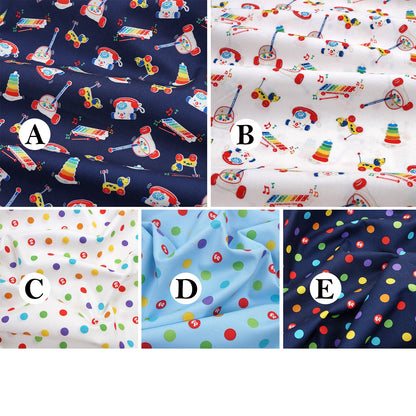 cotton - Fisher Price fabric - FO:REST Fabric 布恩堂Liberty fabrictana lawnjapanese fabricykk zipper