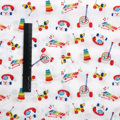 cotton - Fisher Price fabric - FO:REST Fabric 布恩堂Liberty fabrictana lawnjapanese fabricykk zipper