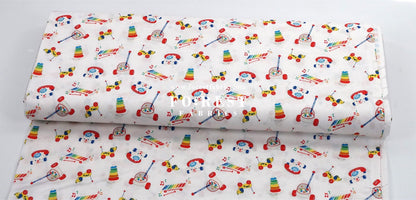 cotton - Fisher Price fabric - FO:REST Fabric 布恩堂Liberty fabrictana lawnjapanese fabricykk zipper