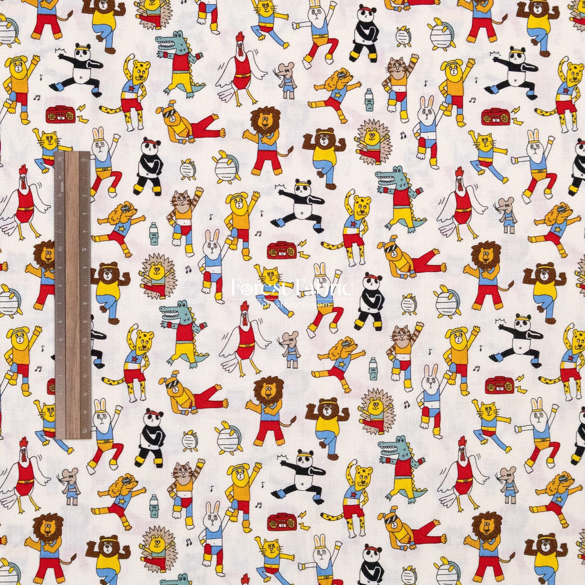 cotton - Fitness and Dancing fabric - FO:REST Fabric 布恩堂Liberty fabrictana lawnjapanese fabricykk zipper
