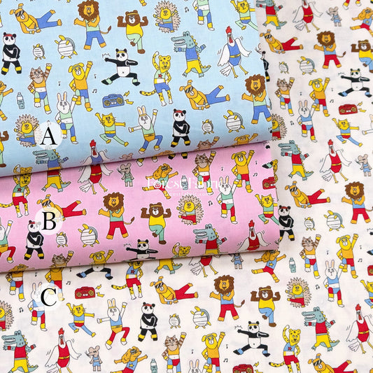 cotton - Fitness and Dancing fabric - FO:REST Fabric 布恩堂Liberty fabrictana lawnjapanese fabricykk zipper
