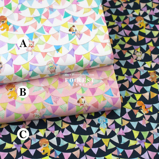 cotton - Flag Star fabric - FO:REST Fabric 布恩堂Liberty fabrictana lawnjapanese fabricykk zipper