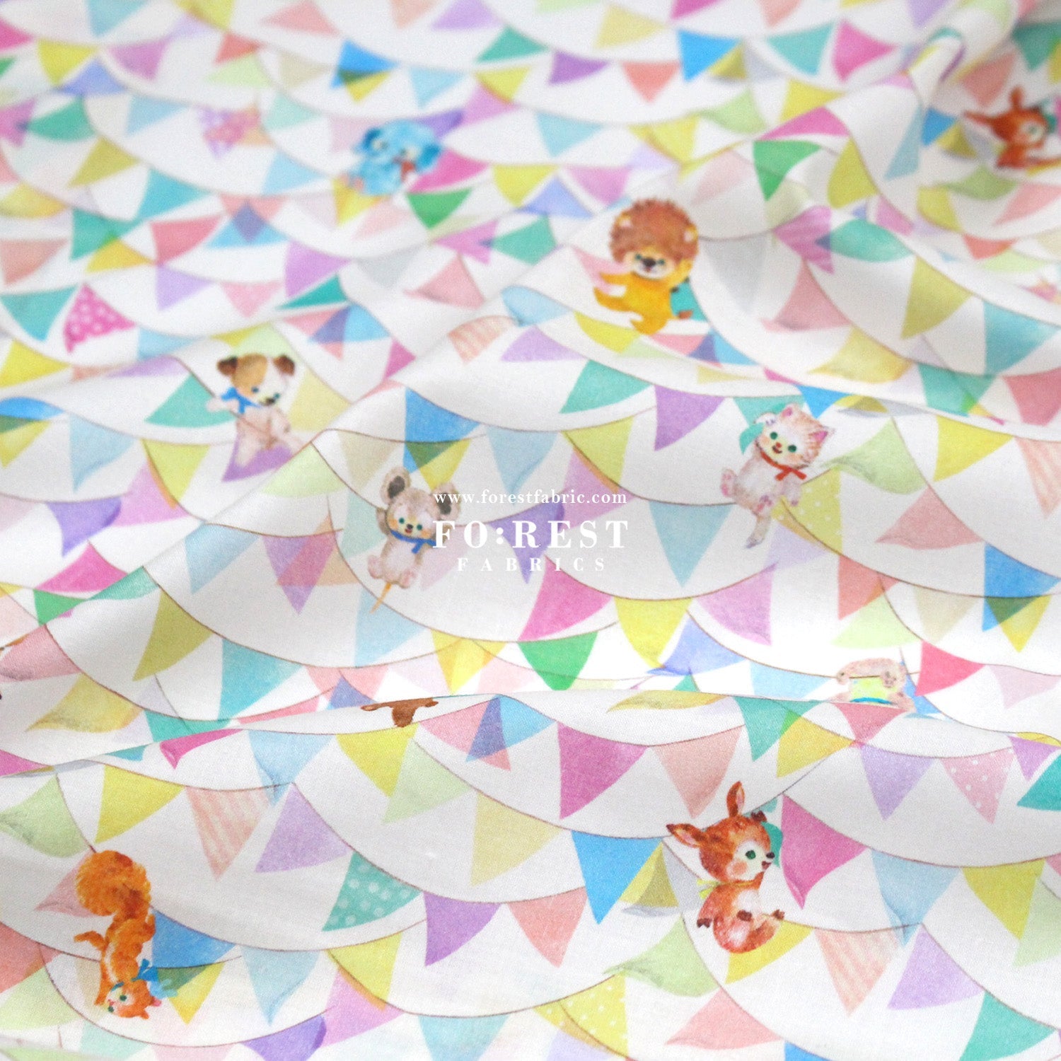 cotton - Flag Star fabric - FO:REST Fabric 布恩堂Liberty fabrictana lawnjapanese fabricykk zipper