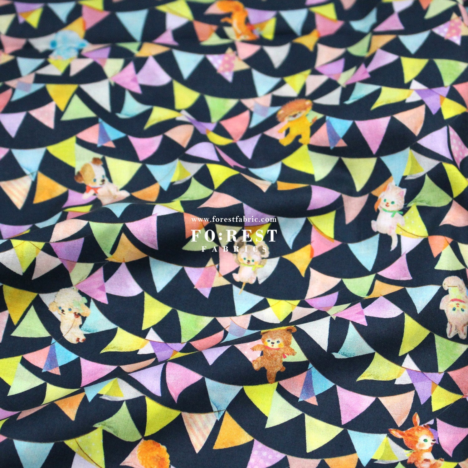 cotton - Flag Star fabric - FO:REST Fabric 布恩堂Liberty fabrictana lawnjapanese fabricykk zipper
