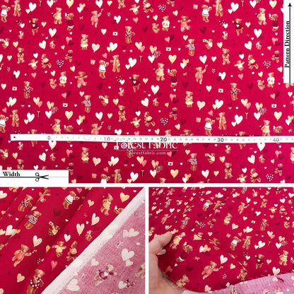 cotton - Floating Dreams Teddy Bears fabric - FO:REST Fabric 布恩堂Liberty fabrictana lawnjapanese fabricykk zipper