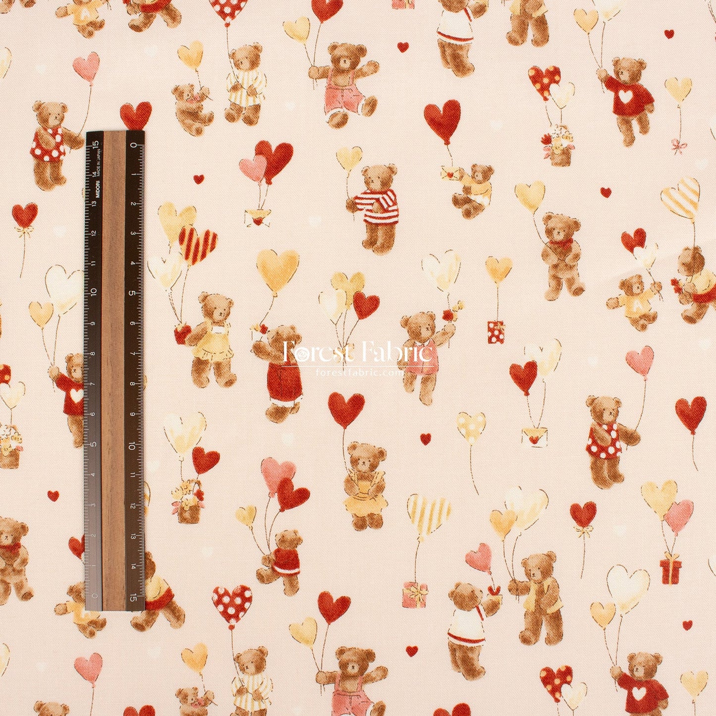 cotton - Floating Dreams Teddy Bears fabric - FO:REST Fabric 布恩堂Liberty fabrictana lawnjapanese fabricykk zipper