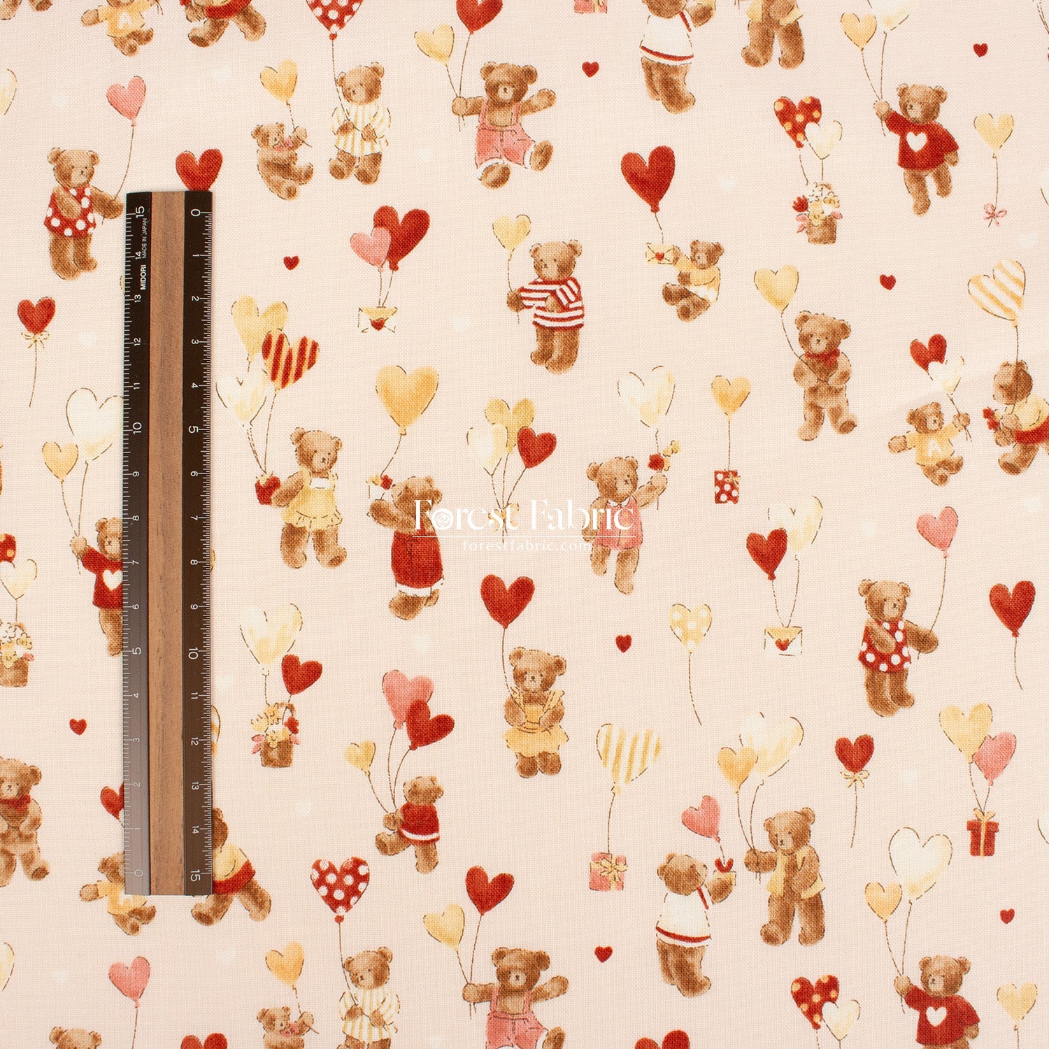 cotton - Floating Dreams Teddy Bears fabric - FO:REST Fabric 布恩堂Liberty fabrictana lawnjapanese fabricykk zipper