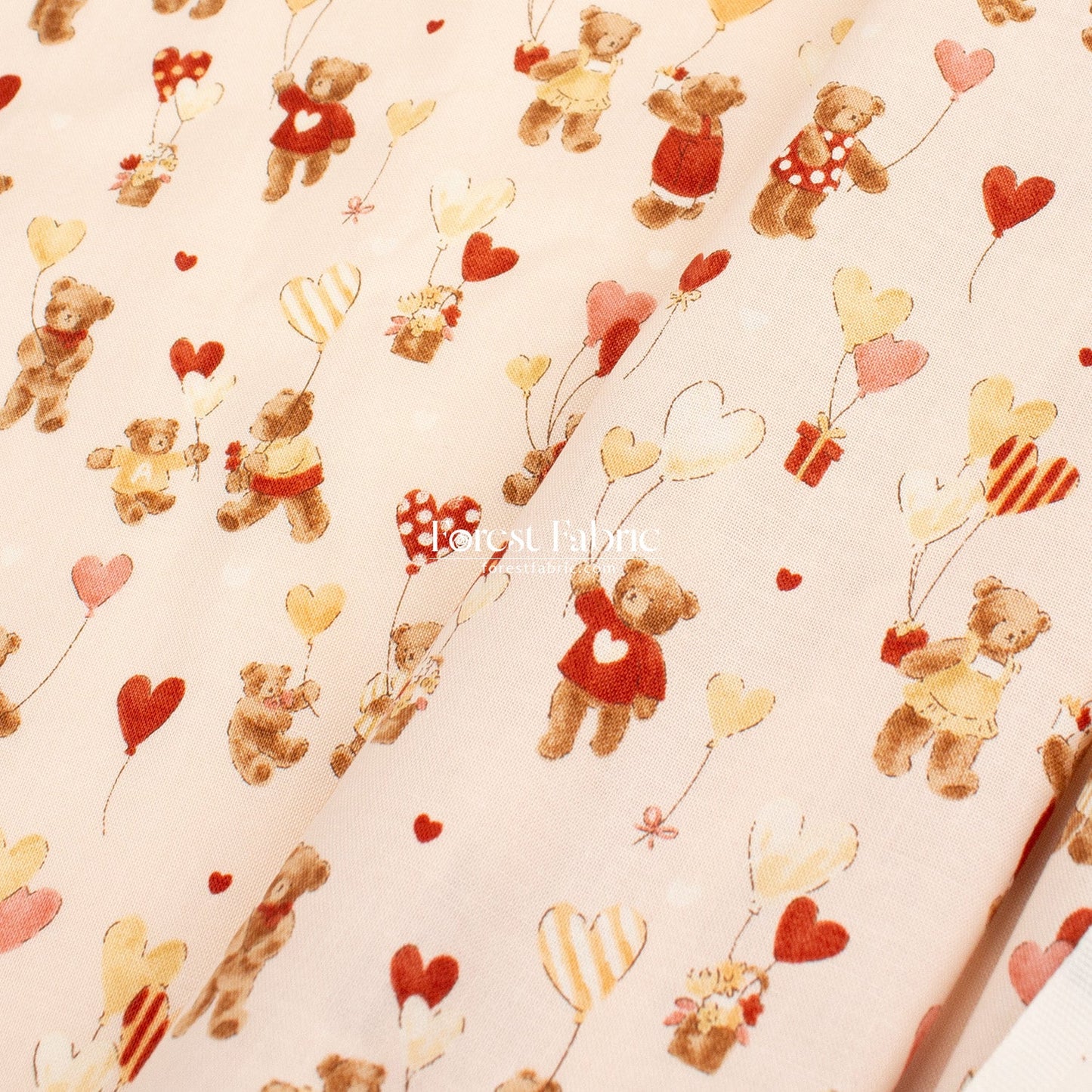 cotton - Floating Dreams Teddy Bears fabric - FO:REST Fabric 布恩堂Liberty fabrictana lawnjapanese fabricykk zipper