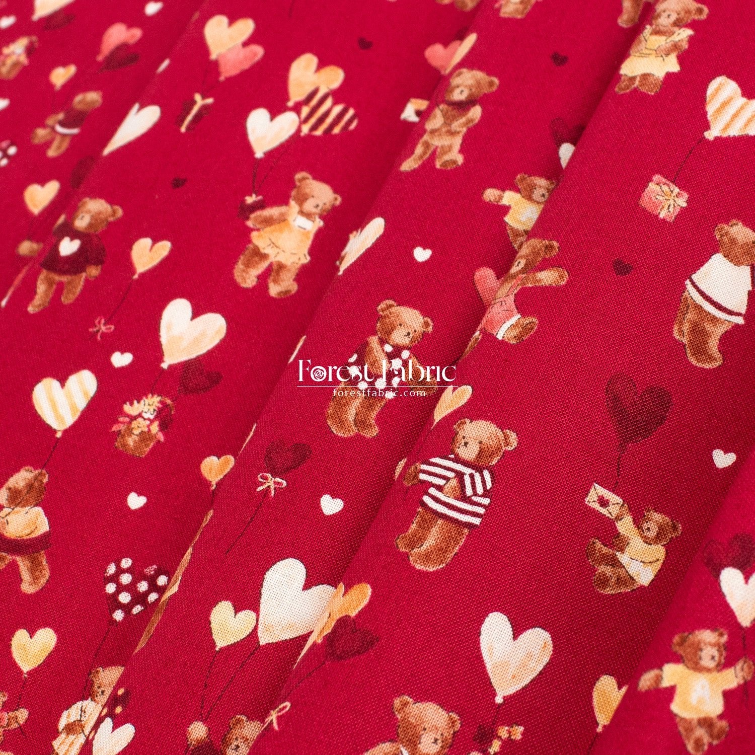 cotton - Floating Dreams Teddy Bears fabric - FO:REST Fabric 布恩堂Liberty fabrictana lawnjapanese fabricykk zipper