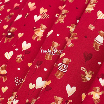 cotton - Floating Dreams Teddy Bears fabric - FO:REST Fabric 布恩堂Liberty fabrictana lawnjapanese fabricykk zipper