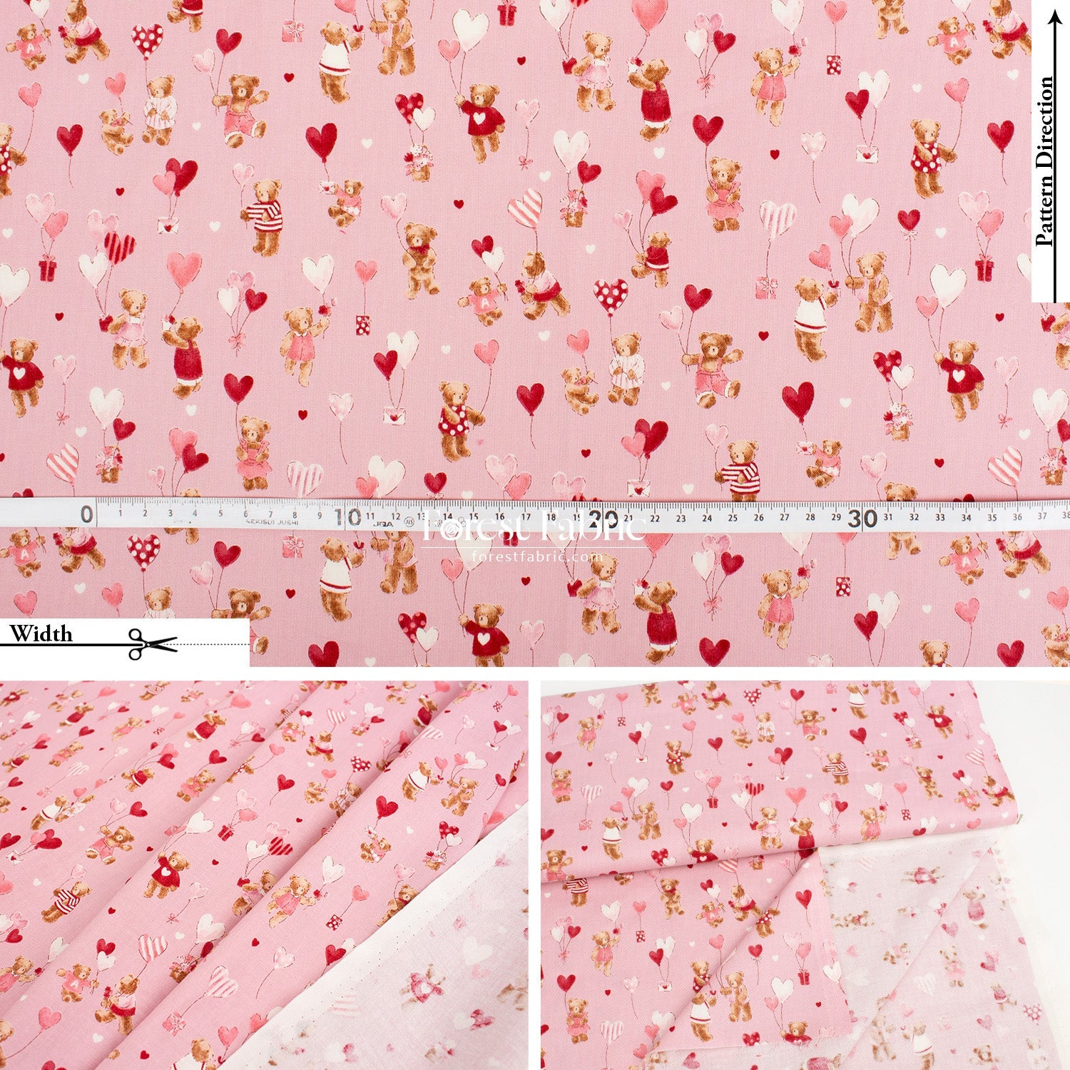 cotton - Floating Dreams Teddy Bears fabric - FO:REST Fabric 布恩堂Liberty fabrictana lawnjapanese fabricykk zipper