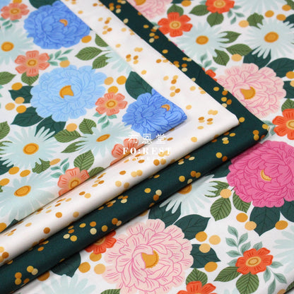 cotton - Floral Daydream - Pink fabric - FO:REST Fabric 布恩堂Liberty fabrictana lawnjapanese fabricykk zipper