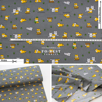 cotton - Fox fabric - FO:REST Fabric 布恩堂Liberty fabrictana lawnjapanese fabricykk zipper