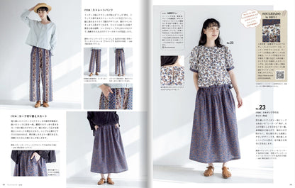 cotton friend コットンフレンド2026年春夏号Vol.95 - FO:REST Fabric 布恩堂Liberty fabrictana lawnjapanese fabricykk zipper