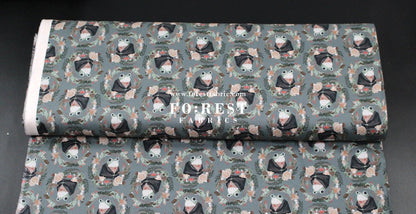 cotton - Frogs fabric - FO:REST Fabric 布恩堂Liberty fabrictana lawnjapanese fabricykk zipper