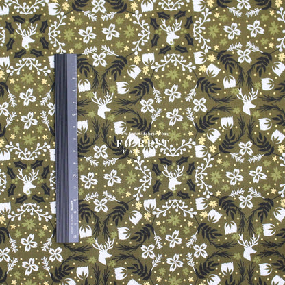 cotton - Gather Forest Metallic fabric - FO:REST Fabric 布恩堂Liberty fabrictana lawnjapanese fabricykk zipper