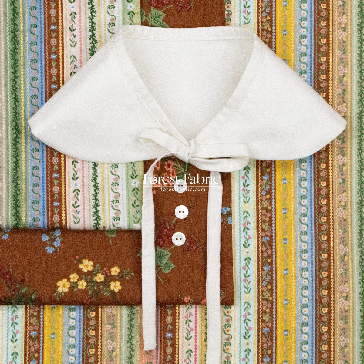 cotton - Gracie fabric 2 - FO:REST Fabric 布恩堂Liberty fabric#tana lawn#japanese fabric#ykk zipper#