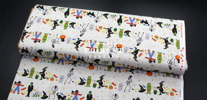 cotton - Halloween Parade fabric - FO:REST Fabric 布恩堂Liberty fabrictana lawnjapanese fabricykk zipper