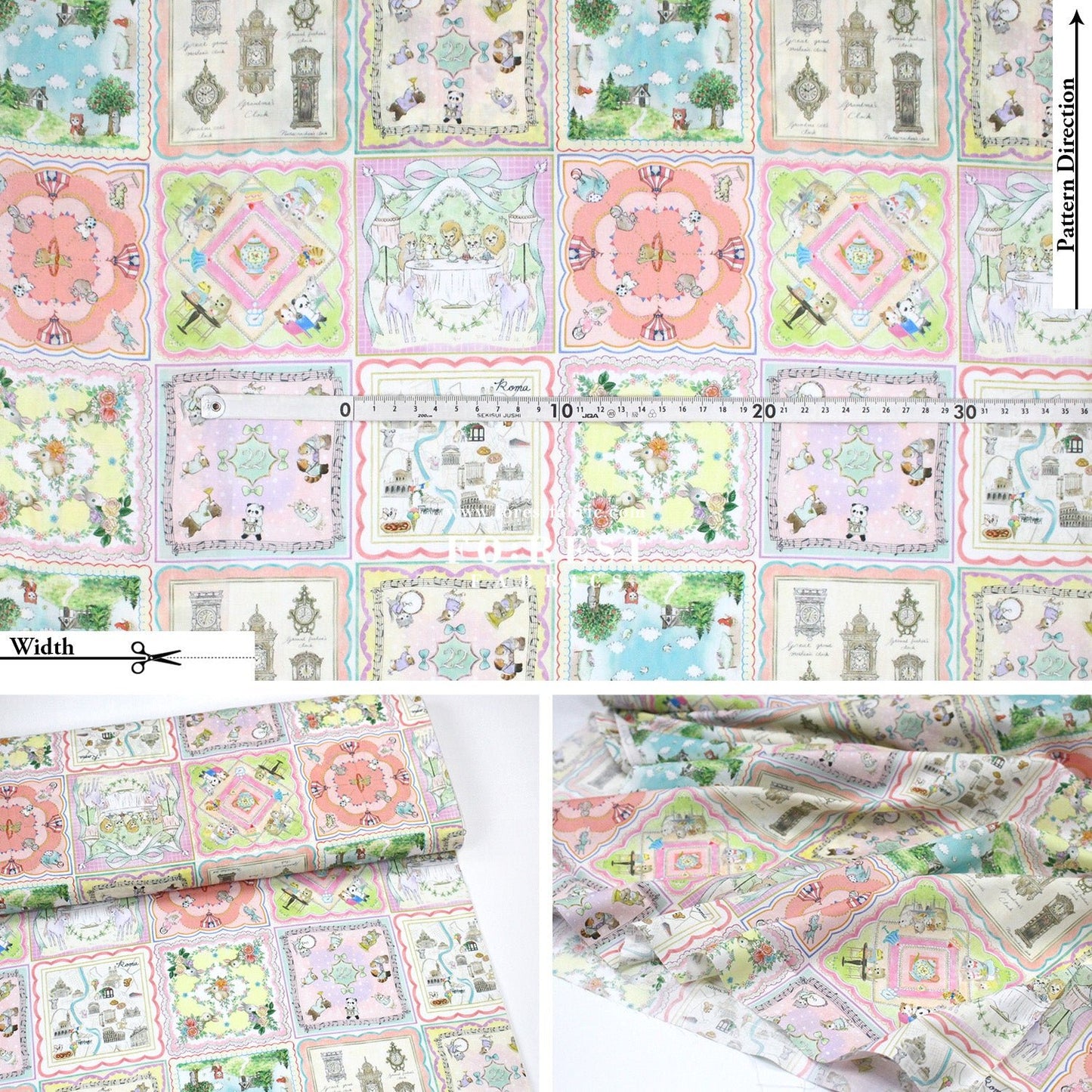 cotton - Handkerchief Collector fabric - FO:REST Fabric 布恩堂Liberty fabrictana lawnjapanese fabricykk zipper