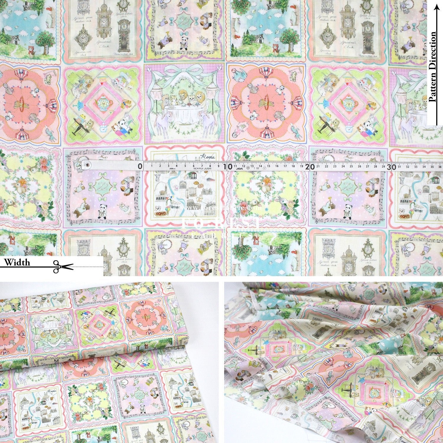 cotton - Handkerchief Collector fabric - FO:REST Fabric 布恩堂Liberty fabrictana lawnjapanese fabricykk zipper