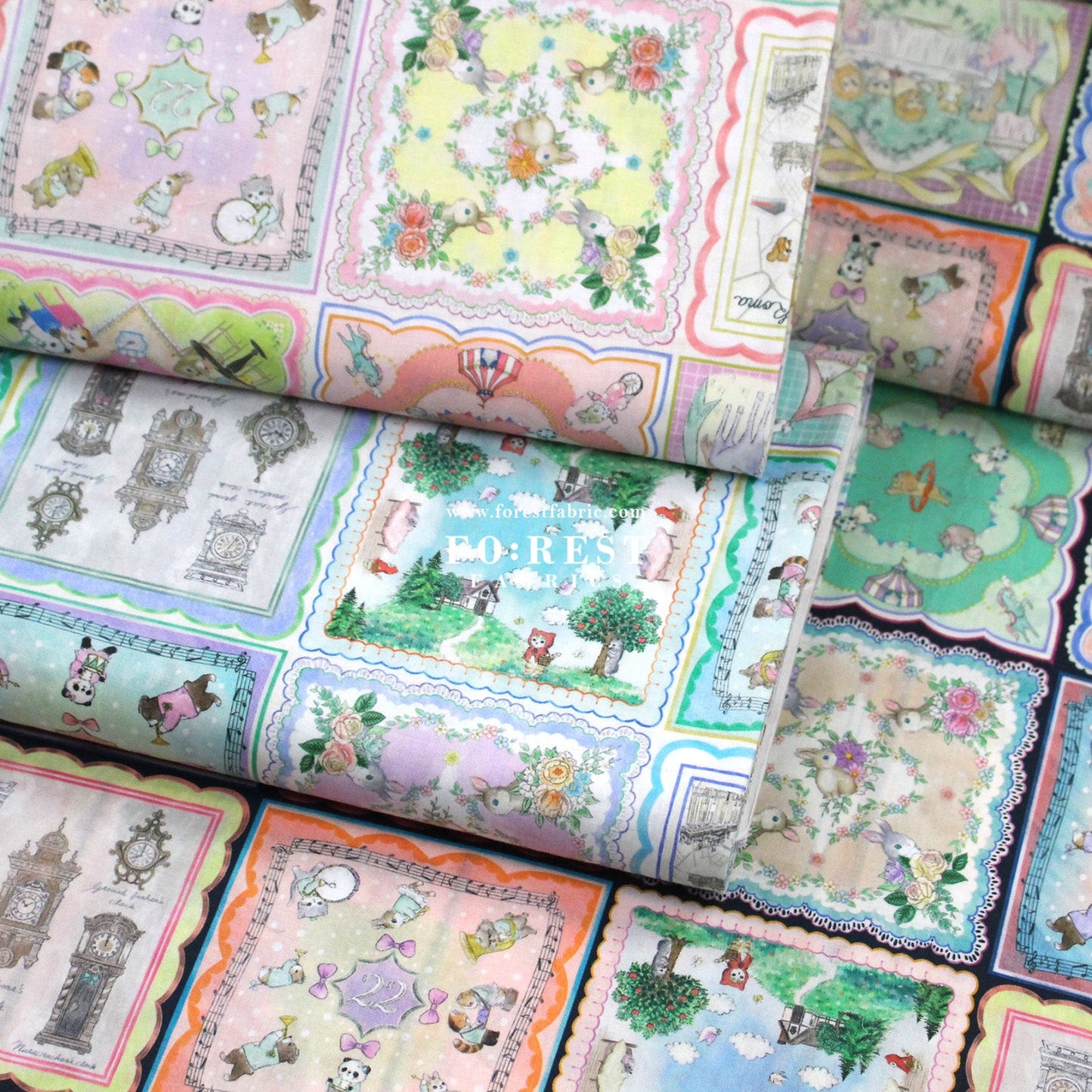 cotton - Handkerchief Collector fabric - FO:REST Fabric 布恩堂Liberty fabrictana lawnjapanese fabricykk zipper