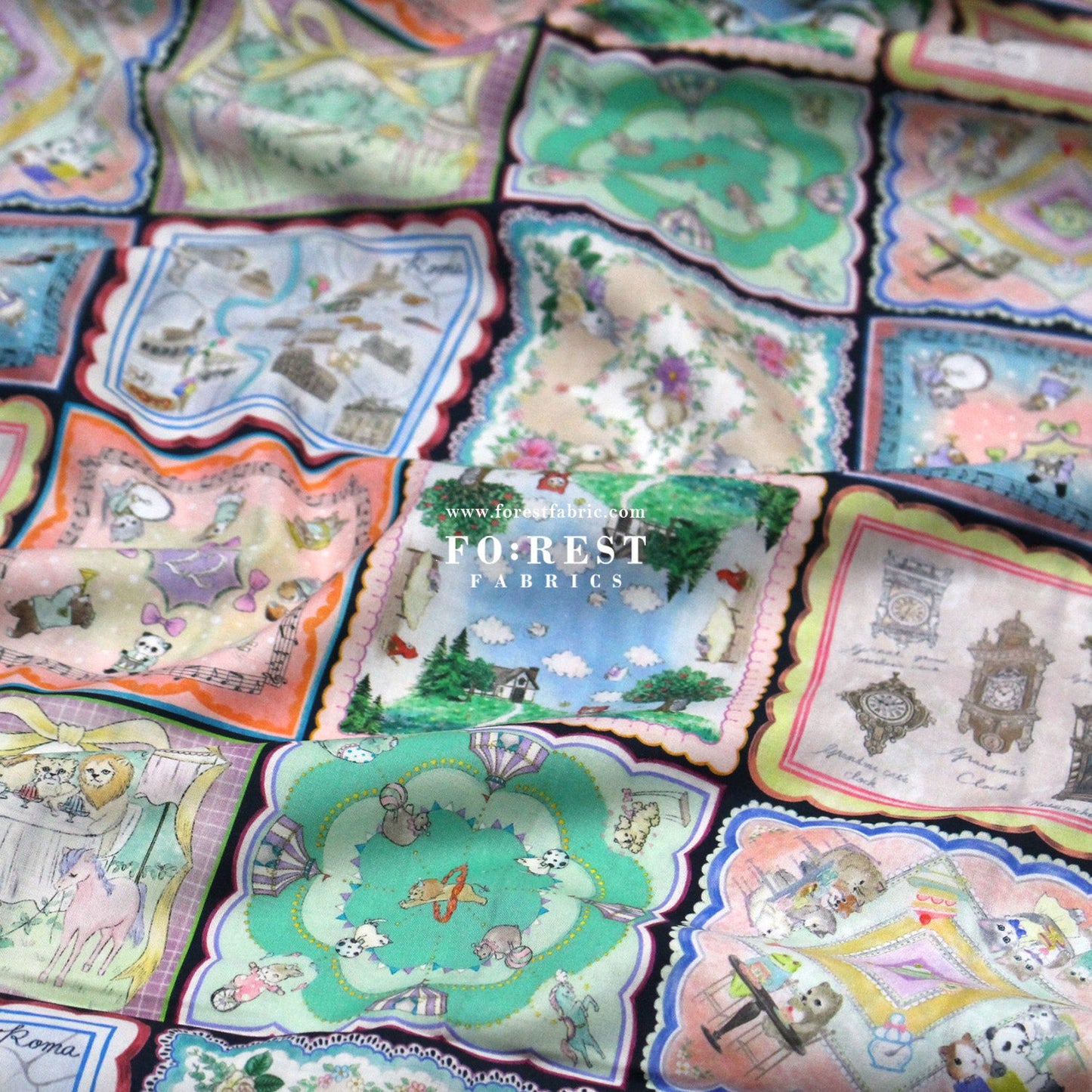 cotton - Handkerchief Collector fabric - FO:REST Fabric 布恩堂Liberty fabrictana lawnjapanese fabricykk zipper