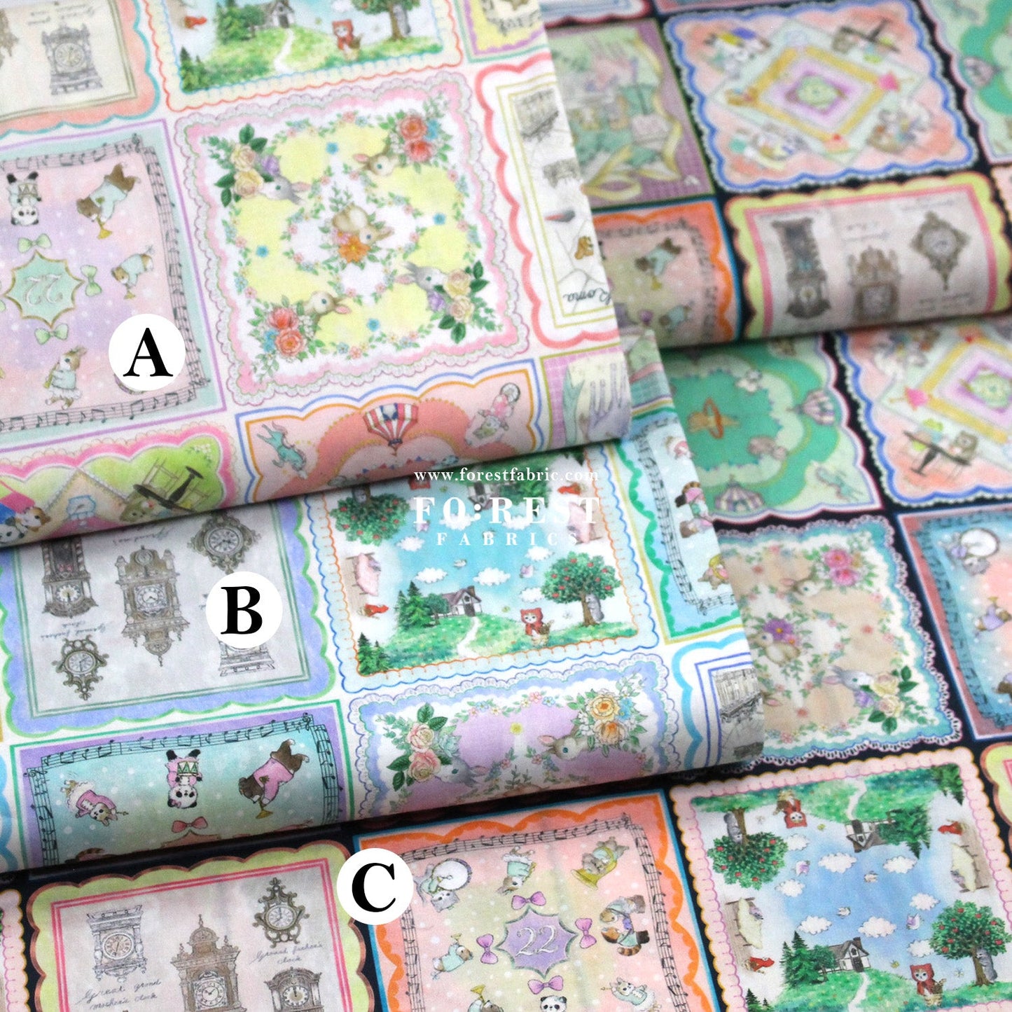 cotton - Handkerchief Collector fabric - FO:REST Fabric 布恩堂Liberty fabrictana lawnjapanese fabricykk zipper