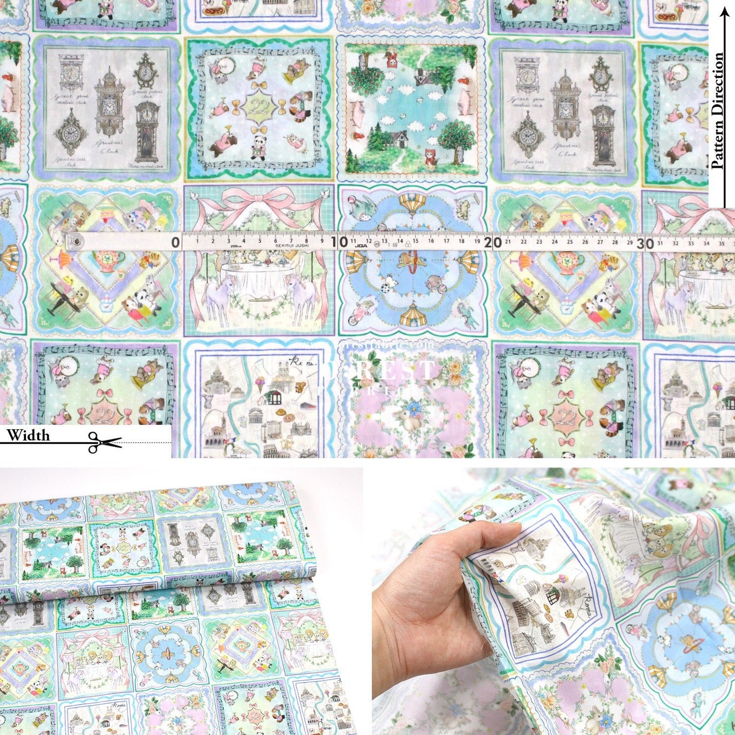 cotton - Handkerchief Collector fabric - FO:REST Fabric 布恩堂Liberty fabrictana lawnjapanese fabricykk zipper