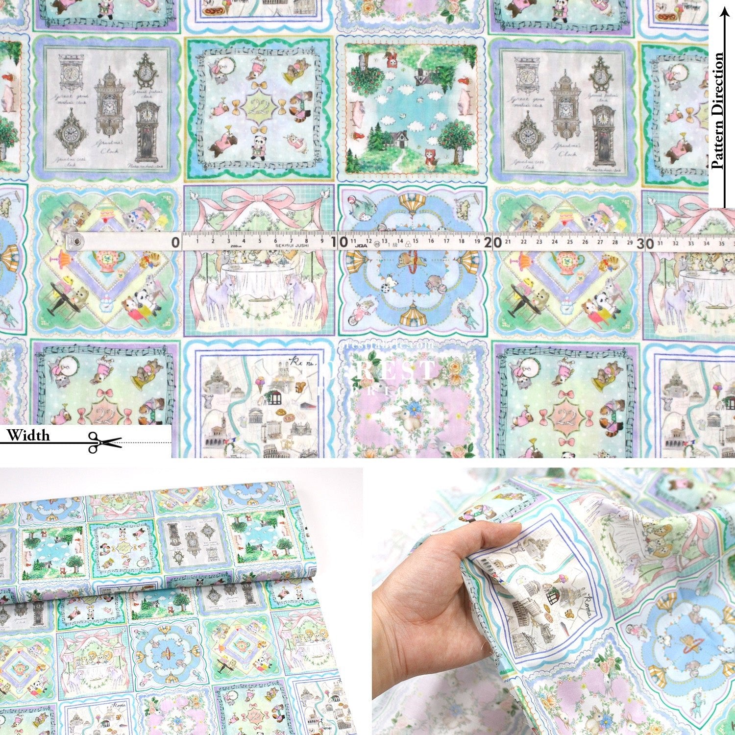 cotton - Handkerchief Collector fabric - FO:REST Fabric 布恩堂Liberty fabrictana lawnjapanese fabricykk zipper